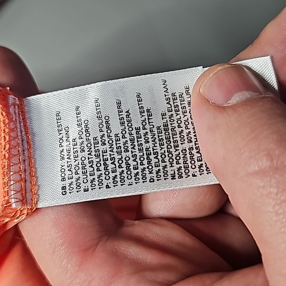 The North Face small salmon pink outdoors button down short sleeve - Picture 6 of 6